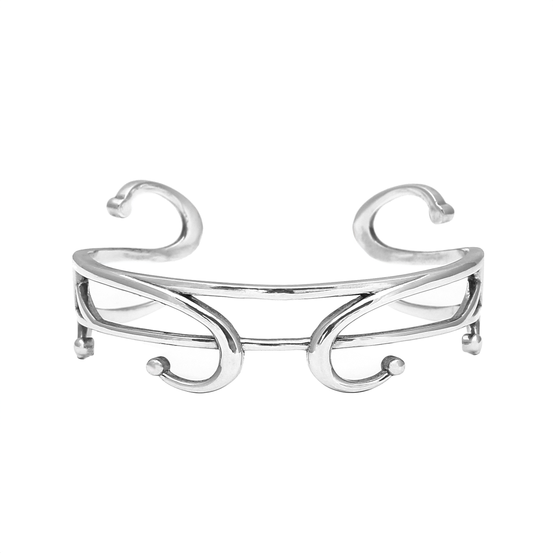 Athena Wrist Cuff Silver