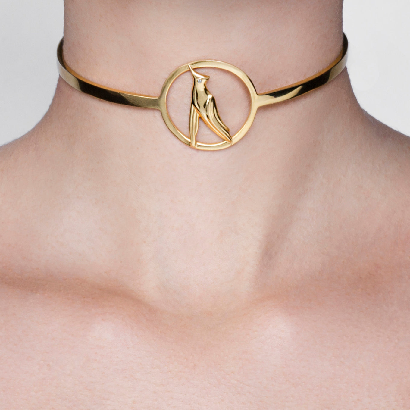 Eos Diamond Sparrow Choker Necklace