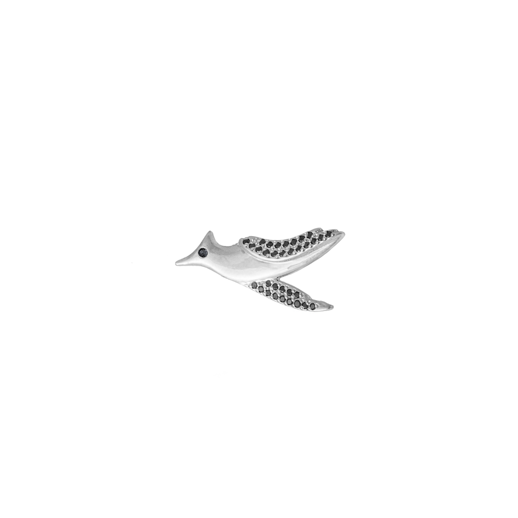 Eos Diamond Sparrow Earring Silver
