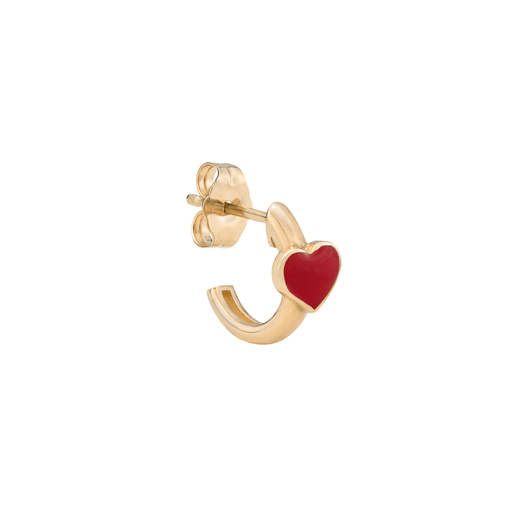 Eros Enamel Heart Huggies