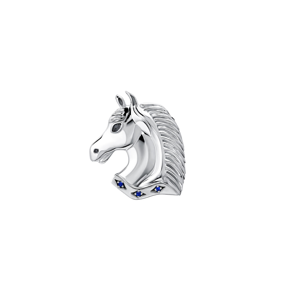 Arion Horse Earring Silver