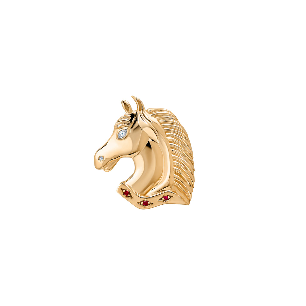 Arion Diamond Horse Earring
