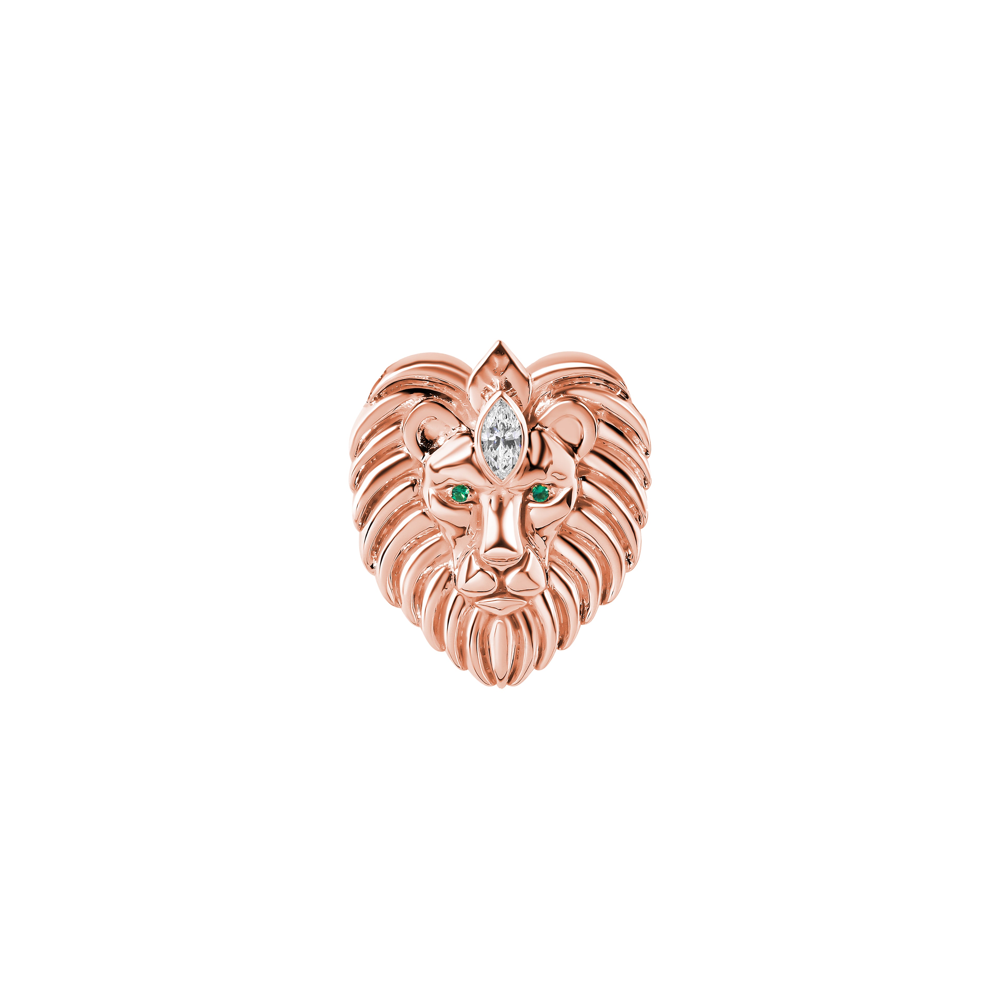 Helios Diamond Lion Earring