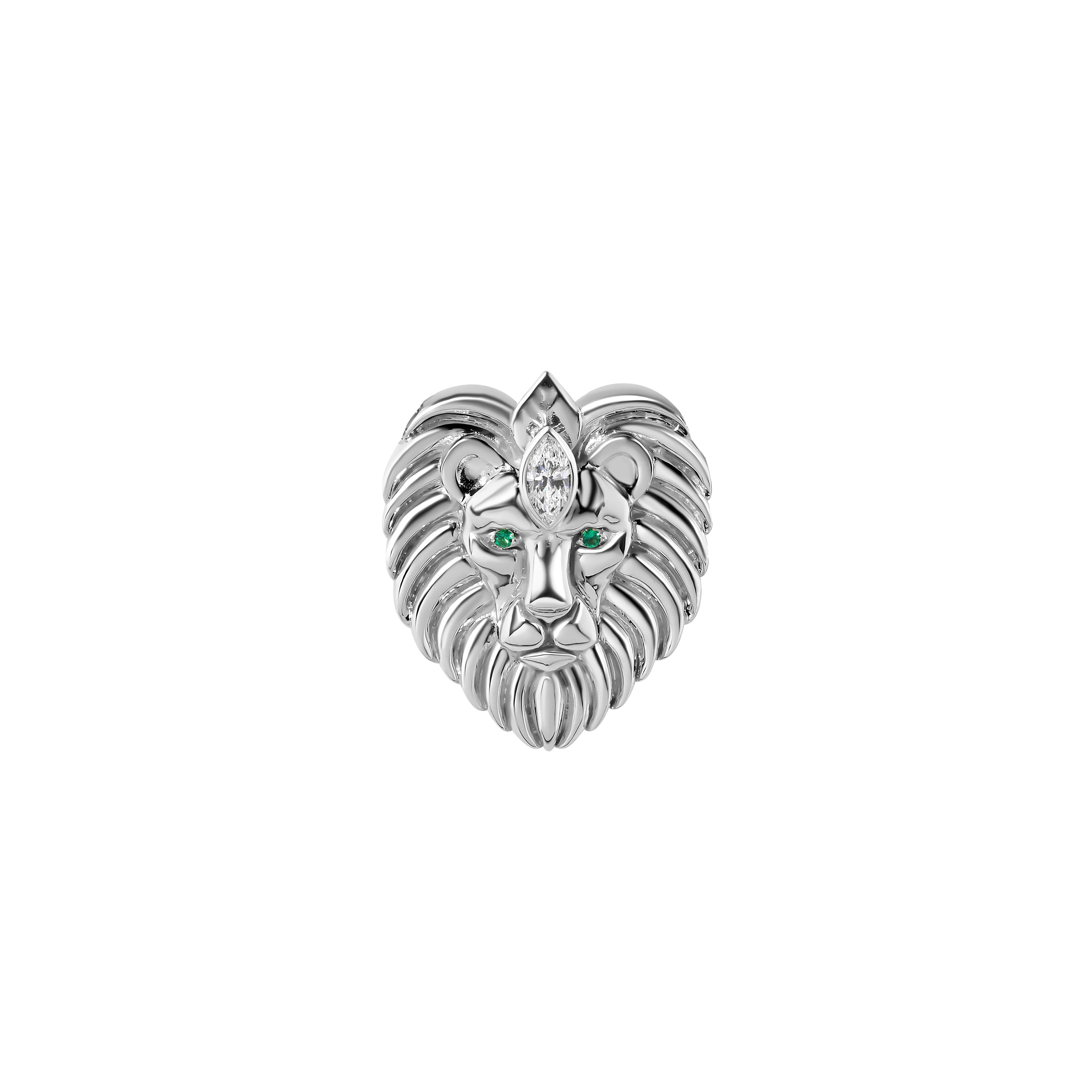 Helios Diamond Lion Earring
