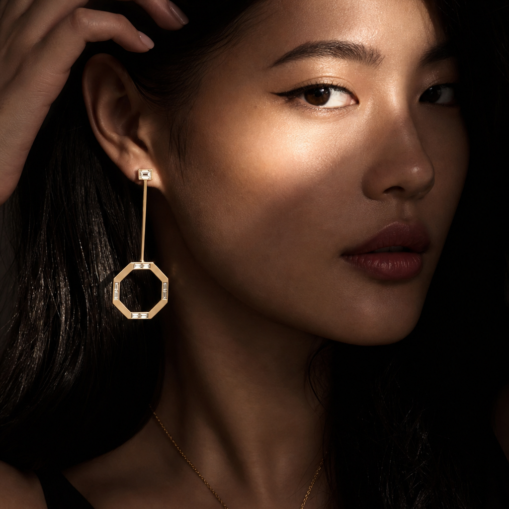 Octavia Diamond Earring