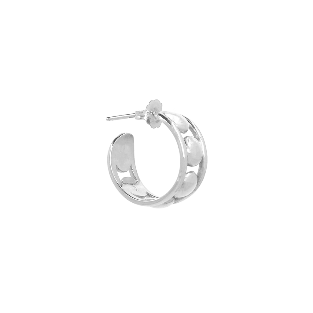 Selene Hoop Earring Silver