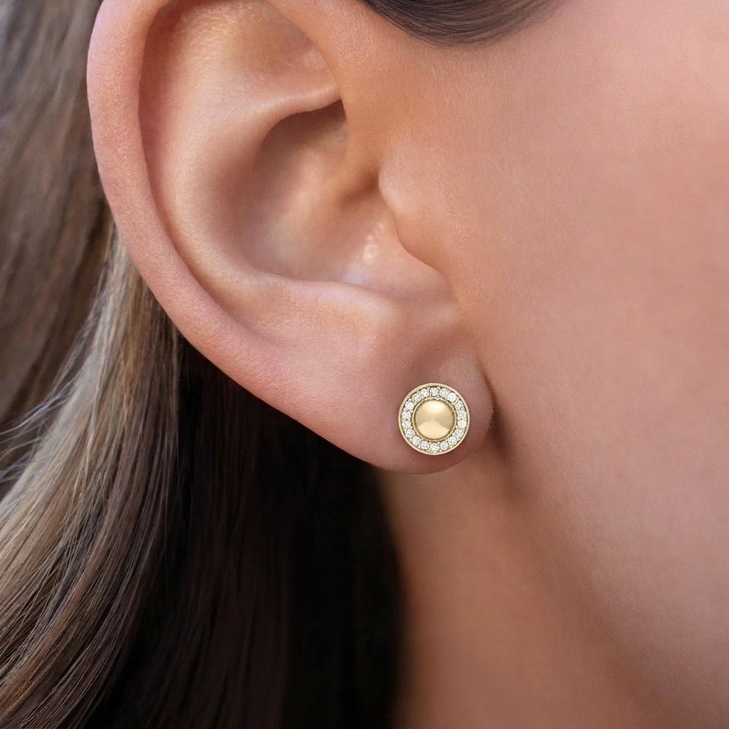 Selene Diamond Stud Earring