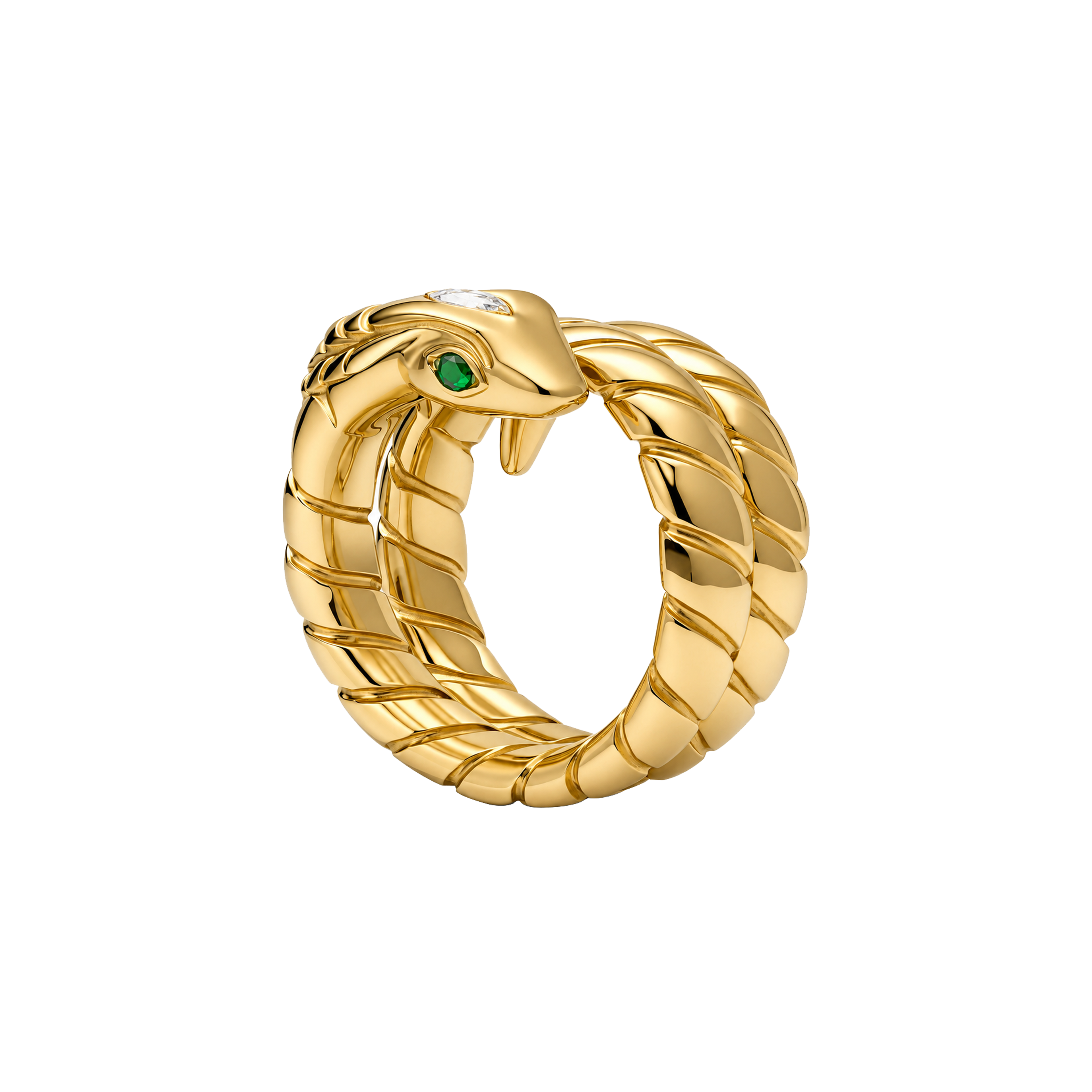 Nefertiti Triple Cobra Ring