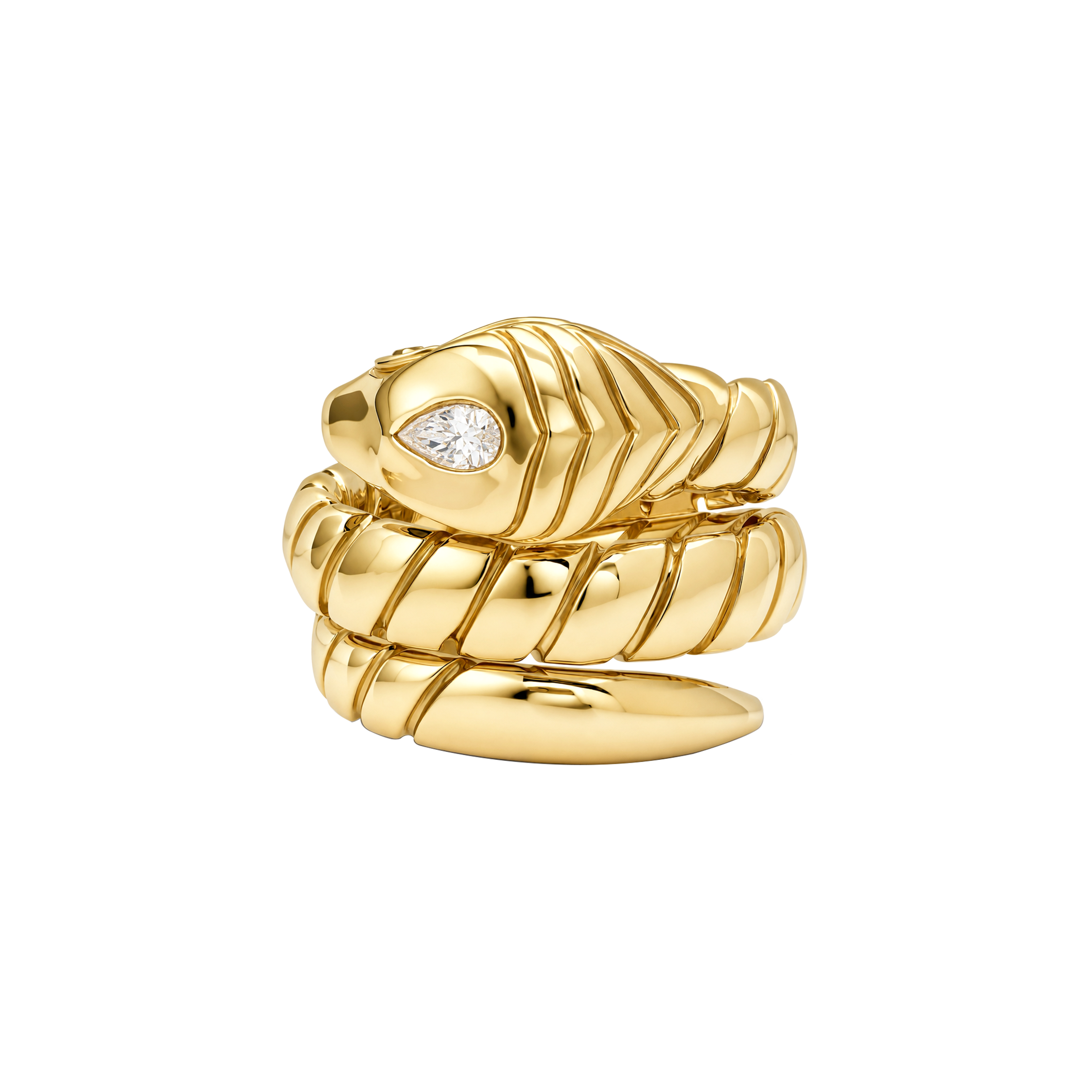 Nefertiti Triple Cobra Ring