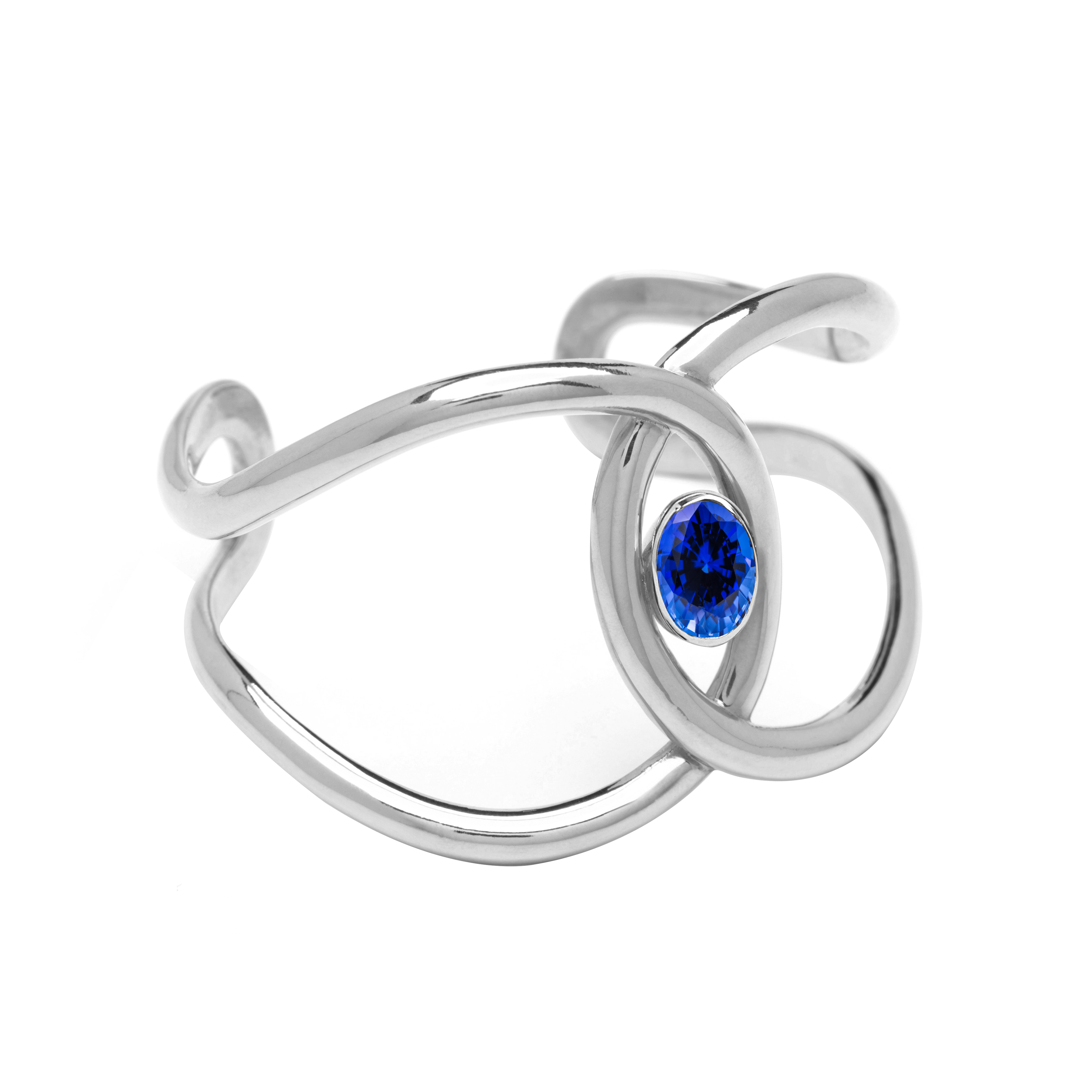 Venus Blue Sapphire Wrist Cuff