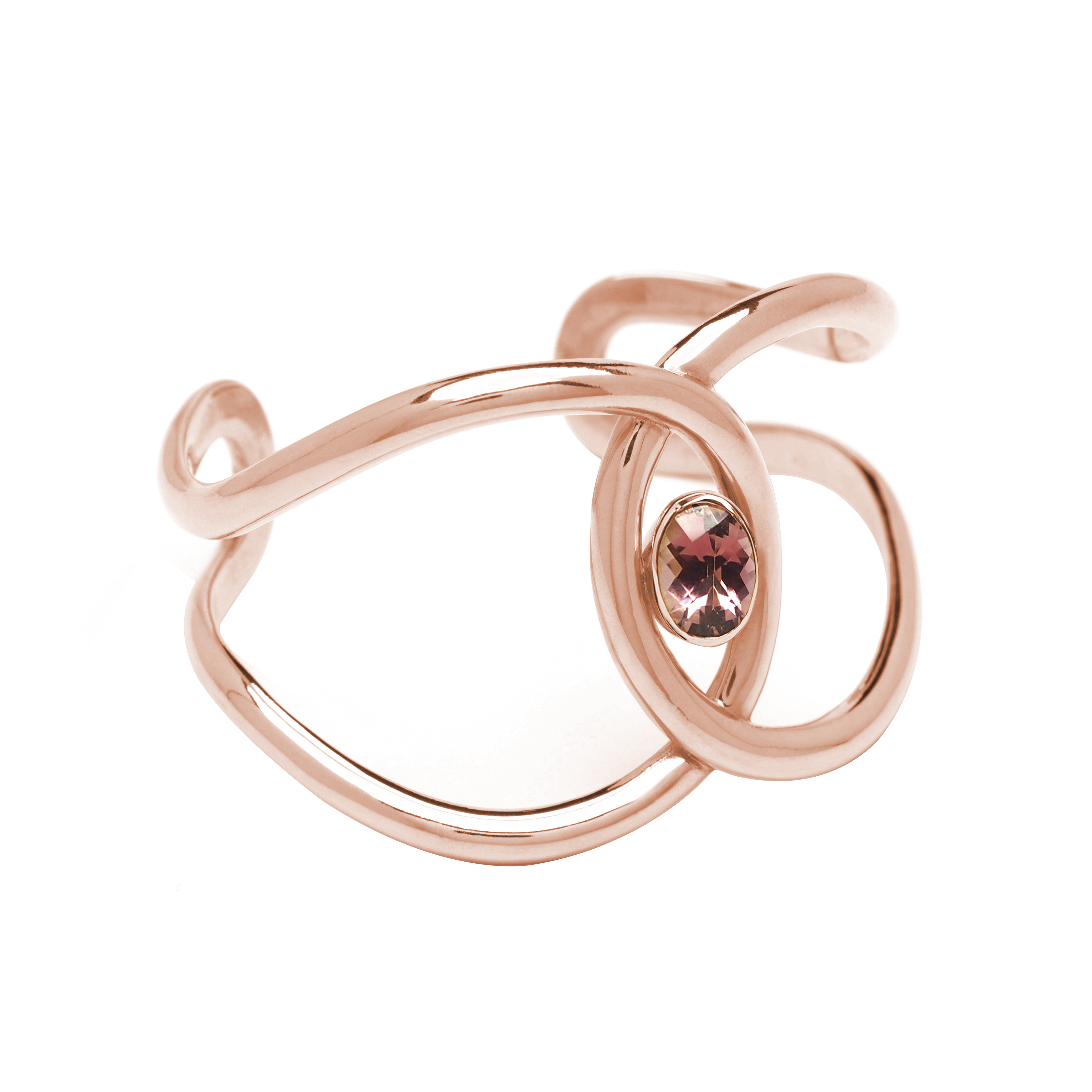 Venus Pink Tourmaline Wrist Cuff