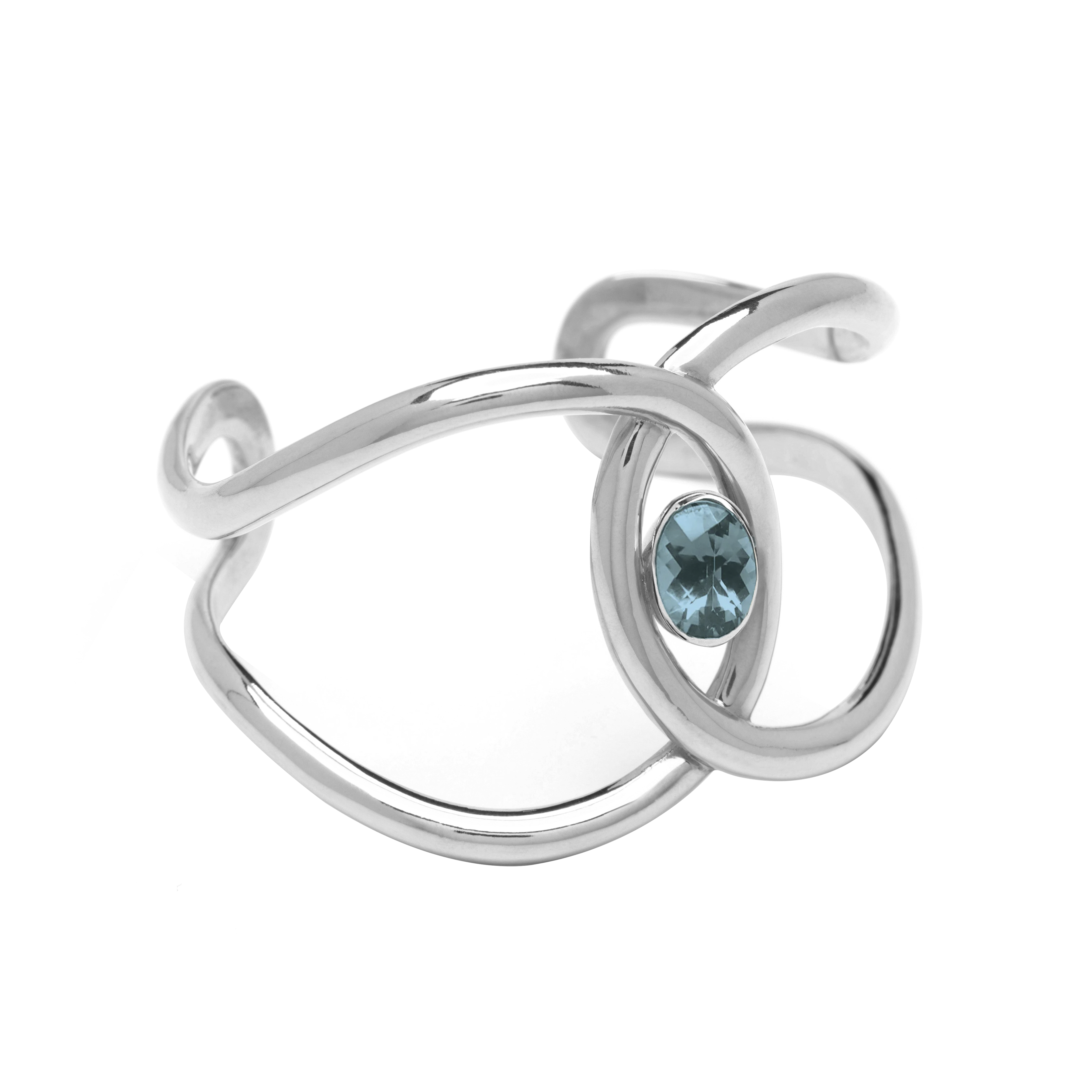 Venus Blue Topaz Wrist Cuff