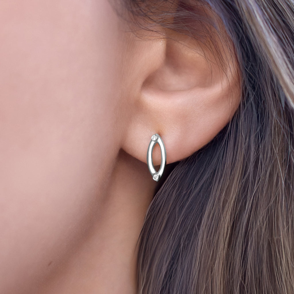 Venus Diamond Earring Silver