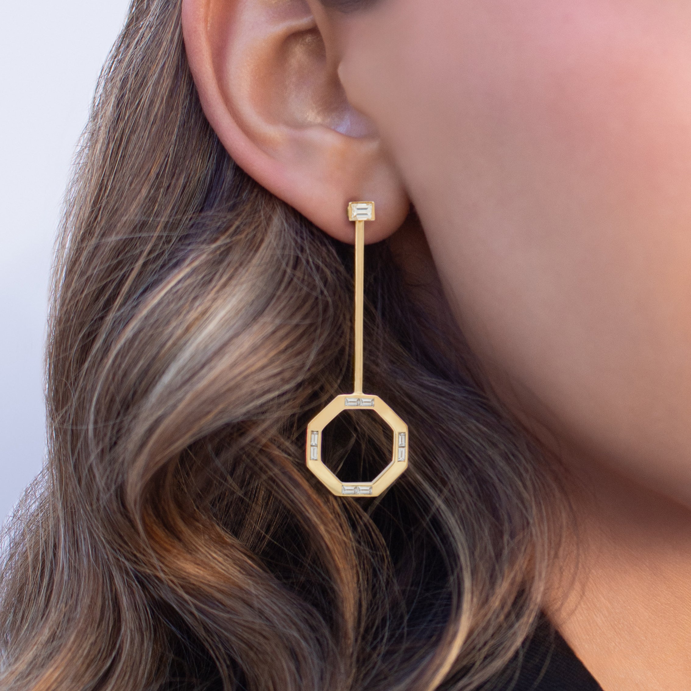 Octavia Diamond Earring